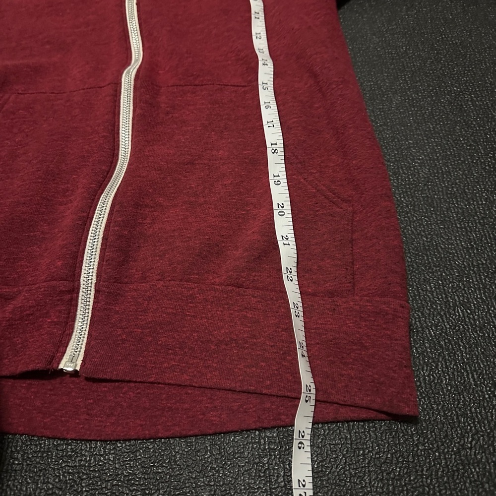 The Resistance Training Burgundy Zip-Up Hoodie size medium - Picture 7 of 7